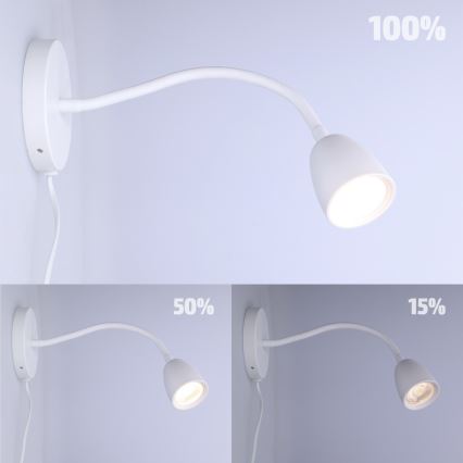 LED Zatemnitvena mala stenska svetilka LED/4W/230V