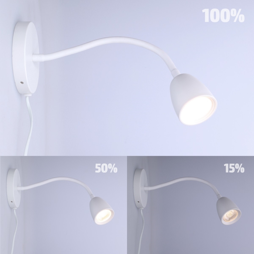 LED Zatemnitvena mala stenska svetilka LED/4W/230V