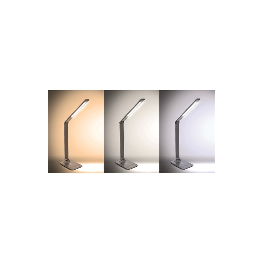 LED Zatemnitvena namizna svetilka z brezžičnim polnjenjem LED/10W/100-240V