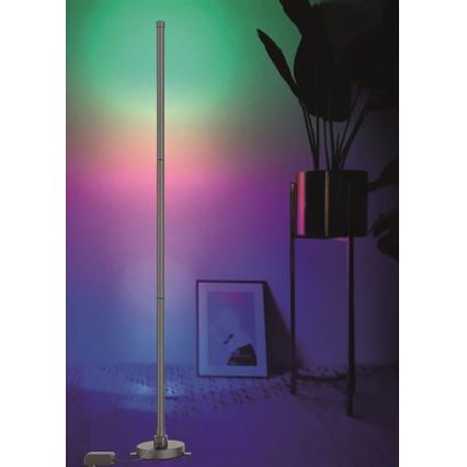 LED RGB Zatemnitvena talna svetilka RAINBOW LED/18W/230V Wi-Fi Tuya + Daljinski upravljalnik