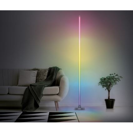 LED RGB Zatemnitvena talna svetilka RAINBOW LED/18W/230V Wi-Fi Tuya + Daljinski upravljalnik