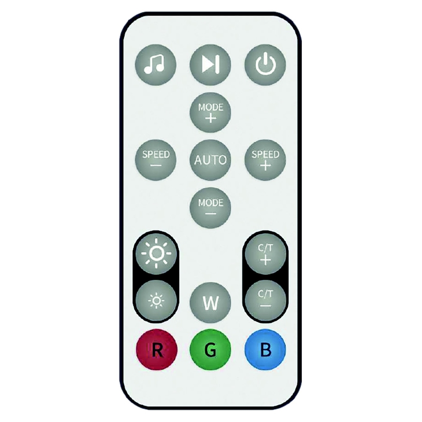 LED RGB zatemnjiva stoječa svetilka RAINBOW LED/18W/230V Wi-Fi Tuya + daljinski upravljalnik