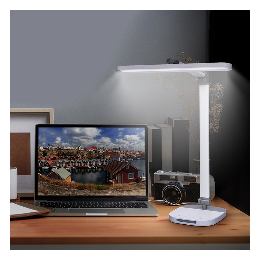 LED Zatemnitvena namizna svetilka na dotik z noč razsvetljava LED/10W/5V 3000/4000/5000K bela