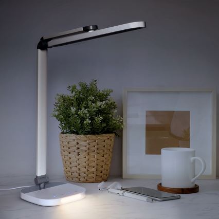 LED Zatemnitvena namizna svetilka na dotik z noč razsvetljava LED/10W/5V 3000/4000/5000K bela