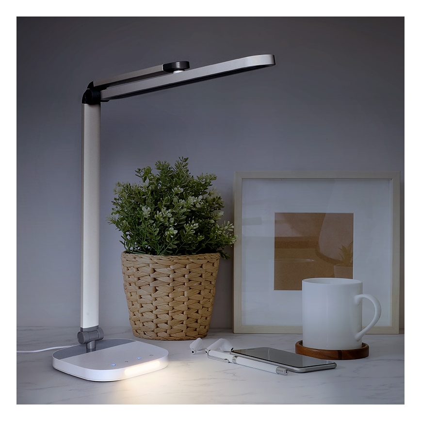 LED Zatemnitvena namizna svetilka na dotik z noč razsvetljava LED/10W/5V 3000/4000/5000K bela