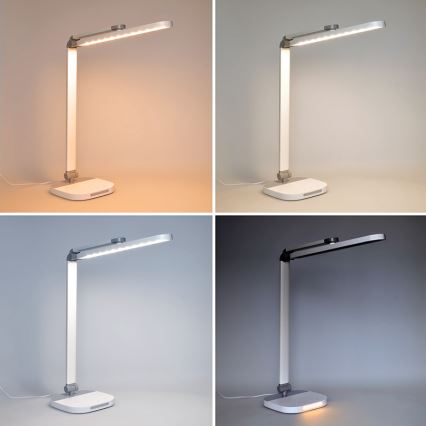 LED Zatemnitvena namizna svetilka na dotik z noč razsvetljava LED/10W/5V 3000/4000/5000K bela