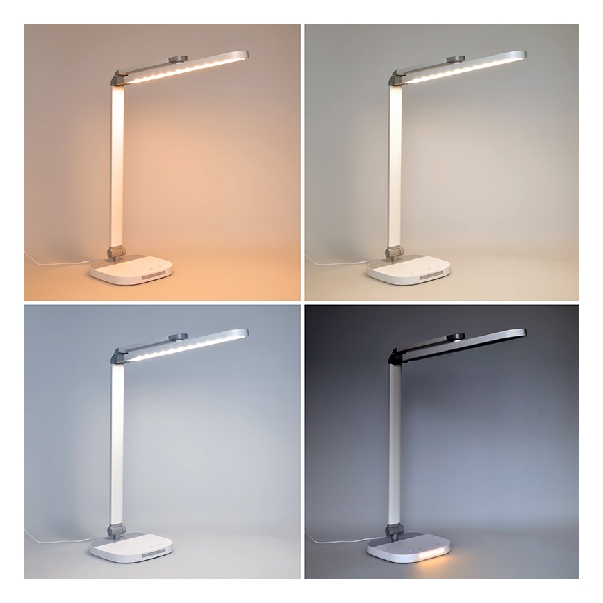 LED Zatemnitvena namizna svetilka na dotik z noč razsvetljava LED/10W/5V 3000/4000/5000K bela