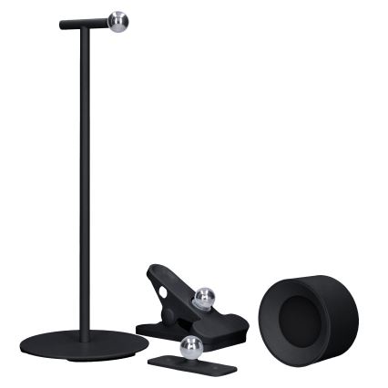 Solight WO68-B-LED Zatemnitvena polnilna svetilka 3v1 LED/4W/2000 mAh 3000/4000/6500K črna