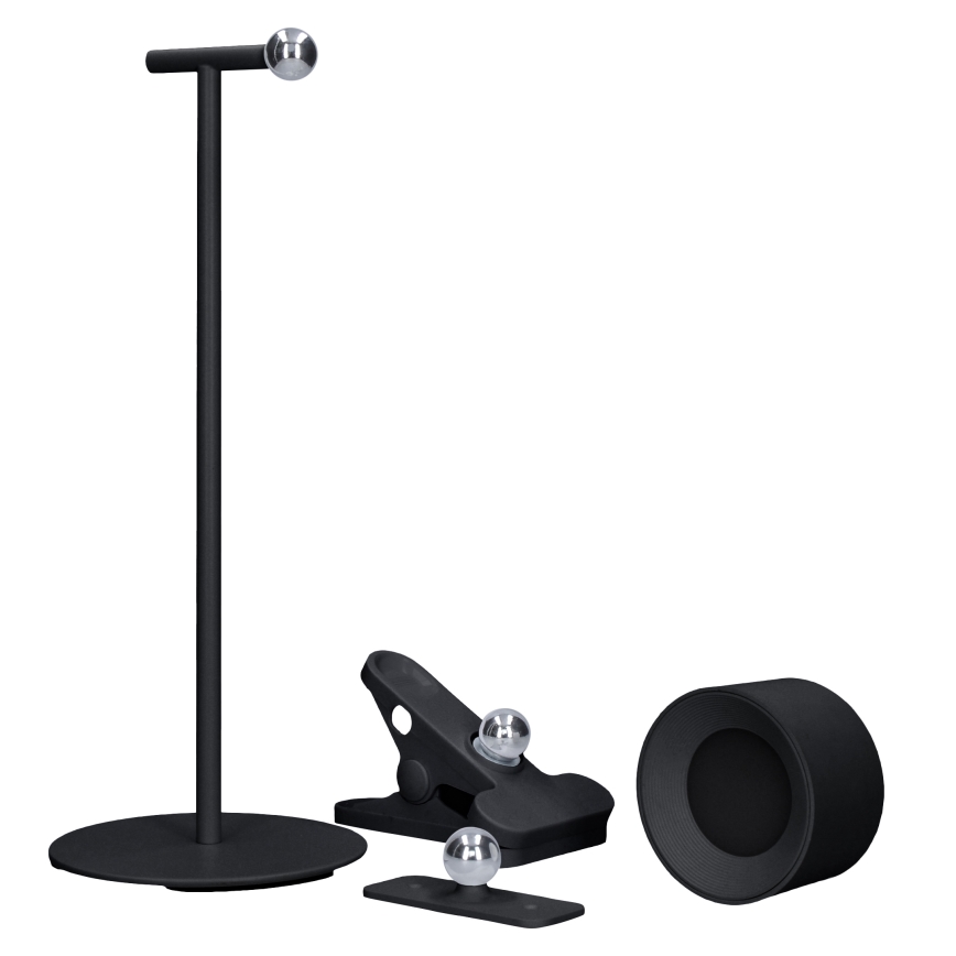 Solight WO68-B-LED Zatemnitvena polnilna svetilka 3v1 LED/4W/2000 mAh 3000/4000/6500K črna