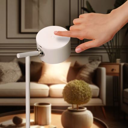 LED Zatemnitvena polnilna svetilka na dotik 3v1 LED/4W/2000 mAh 3000/4000/6500K bela