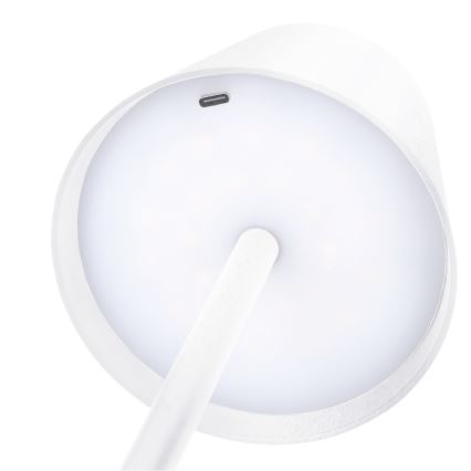 LED zatemnjevalna polnilna namizna svetilka LUCCA z upravljanjem na dotik LED/3,7V 3000/4000/6500K 2000 mAh bela