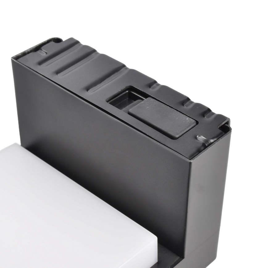 LED solarna stenska svetilka s senzorjem gibanja in mraka PALERMO LED/5W/3,7V 2000 mAh IP54 črna