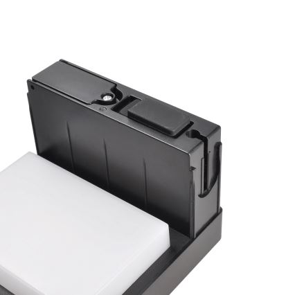 LED Solarna svetilka s senzorjem gibanja in mraka PALERMO LED/5W/2000 mAh IP54 črna
