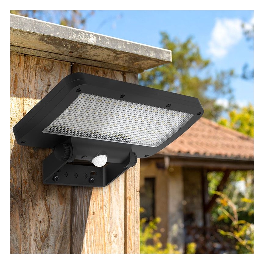 LED sončni reflektor s senzorjem LED/5W/3,7V 1500 mAh IP54