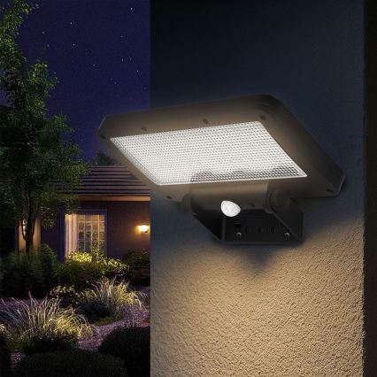 LED sončni reflektor s senzorjem LED/5W/3,7V 1500 mAh IP54