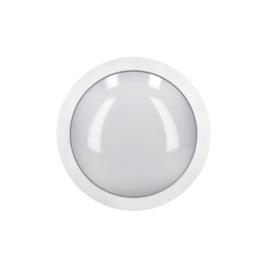 LED Zunanja stropna svetilka SIENA LED/13W/230V IP54 pr. 17 cm bela