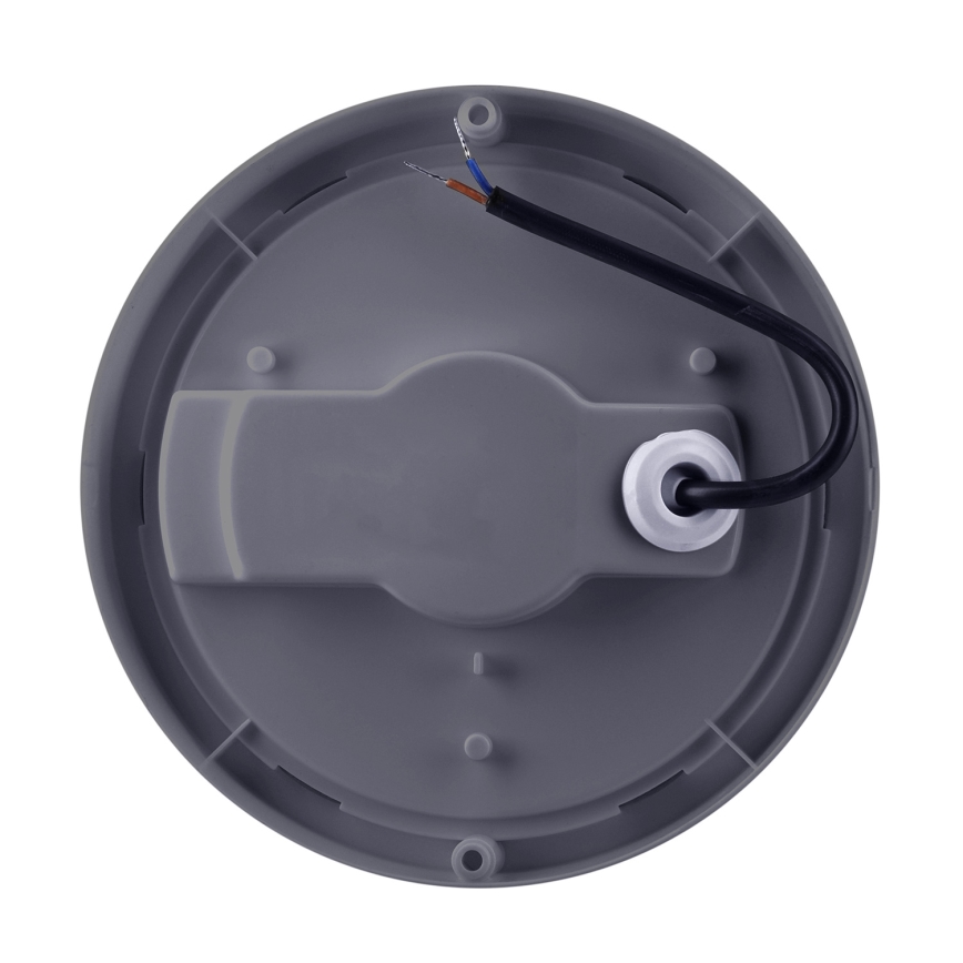 LED Zunanja stenska svetilka LED/20W/230V 4000K IP54 siva okrogla