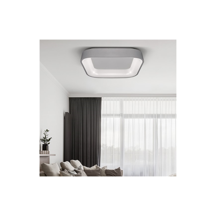 LED Zatemnitvena stropna svetilka TREVISO LED/48W/230V + Daljinski upravljalnik