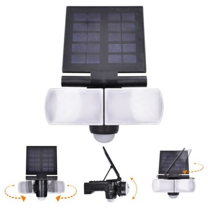 LED Solarni reflektor s senzorjem 2000mAh LED/8W/3,7V IP44