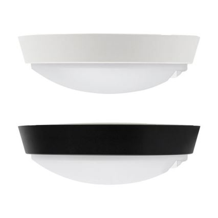 LED zunanja stenska svetilka s senzorjem 2v1 LED/20W/230V 3000/4000/6500K IP65 premer 22 cm