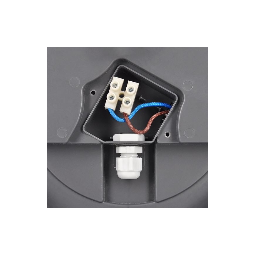 LED Zunanja stropna svetilka s senzorjem SIENA LED/20W/230V 4000K pr. 23 cm IP54