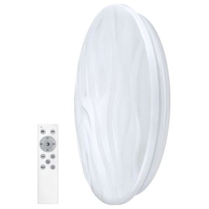 LED RGB Zatemnitvena stropna svetilka WAVE LED/30W/230V Wi-Fi Tuya + Daljinski upravljalnik