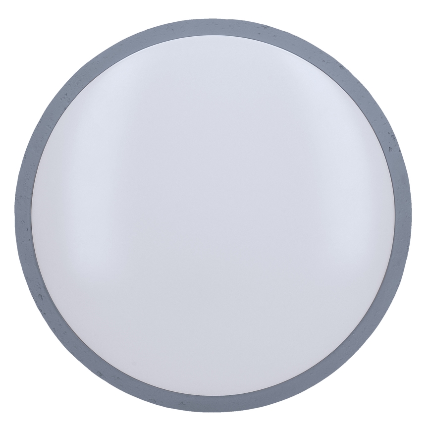 LED Zatemnitvena stropna svetilka GREY LED/60W/230V 3000-6500K siva pr. 49 cm + Daljinski upravljalnik