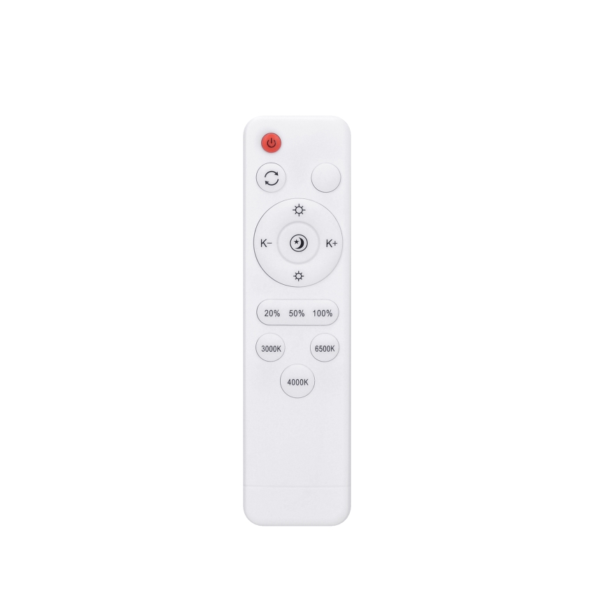 LED Zatemnitvena stropna svetilka GREY LED/60W/230V 3000-6500K siva pr. 49 cm + Daljinski upravljalnik