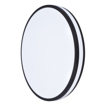 LED Zatemnitvena stropna svetilka LASKOS LED/48W/230V 3000-6500K črna + Daljinski upravljalnik