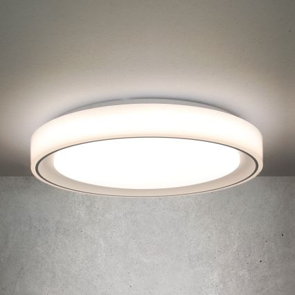 LED RGB Zatemnitvena stropna svetilka FLOCO LED/30W/230V 3000-6500K + RGB/6W pr. 40cm + Daljinski upravljalnik