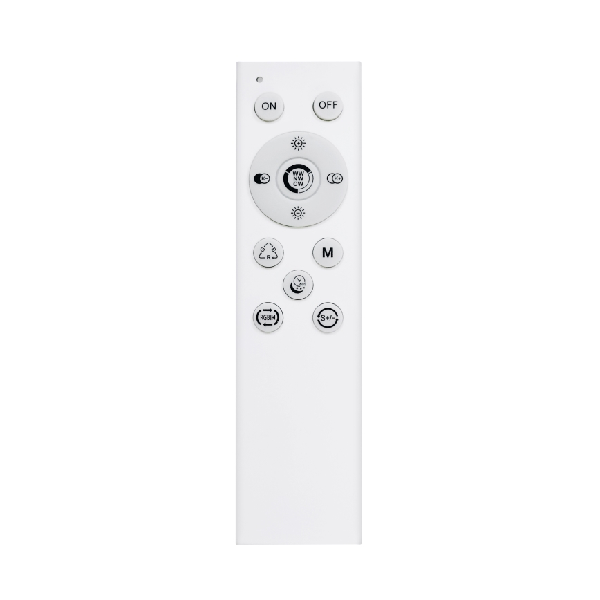 LED RGB Zatemnitvena stropna svetilka FLOCO LED/30W/230V 3000-6500K + RGB/6W pr. 40cm + Daljinski upravljalnik