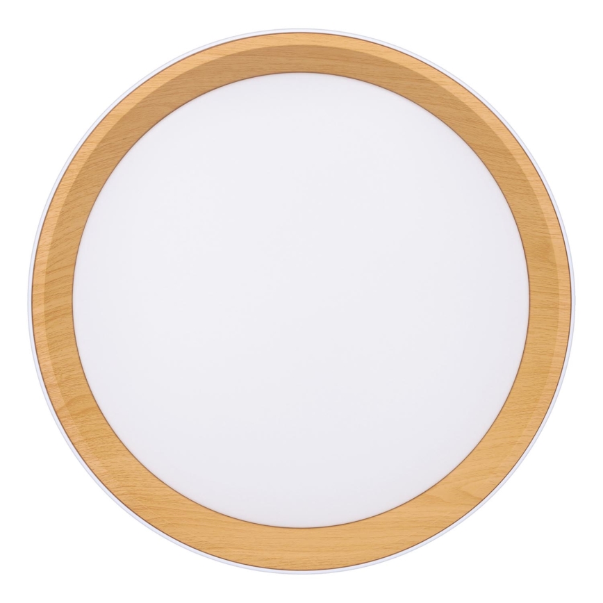 LED zatemnilna stropna svetilka LARIOS LED/48W/230V 3000-6500K premer 39 cm bela + daljinski upravljalnik
