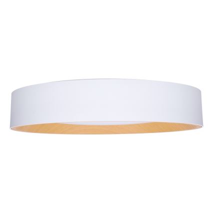 LED Zatemnitvena stropna svetilka LARIOS LED/48W/230V 3000-6500K pr. 39 cm bela + Daljinski upravljalnik