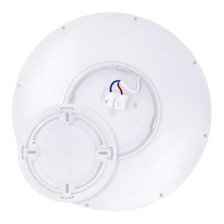 LED Zatemnitvena stropna svetilka ESTELA LED/36W/230V pr. 30 cm bela + Daljinski upravljalnik