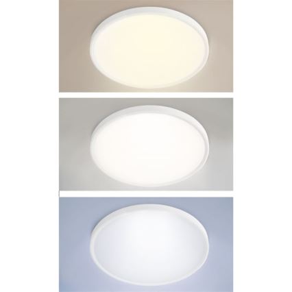LED zatemnljivo stropno nadometno ali viseče svetilo LED/40W/230V 3000-6500K + daljinski upravljalnik