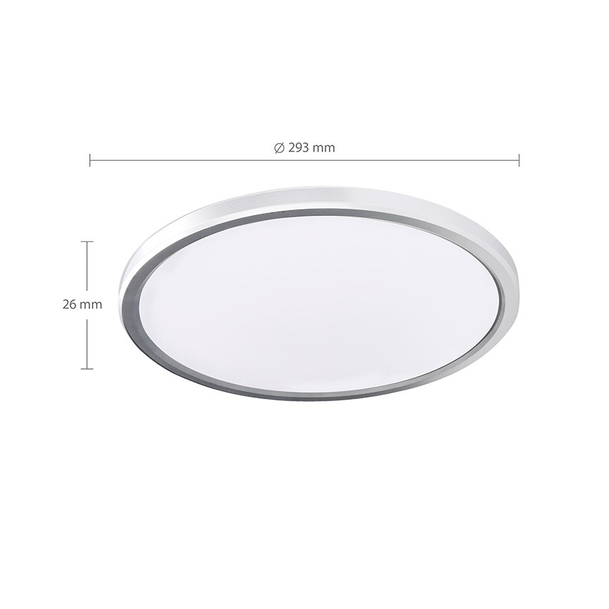 Kopalniško stropno LED-svetilo ACATE, 24 W, 230 V, 3000/4000/6000 K, premer 29,3 cm, IP54