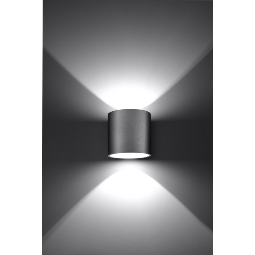 Stenski reflektor ORBIS 1 1xG9/40W/230V siva