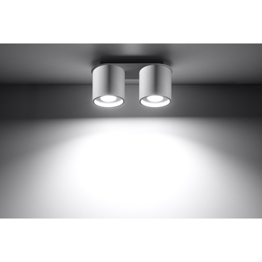 Reflektor ORBIS 2 2xGU10/40W/230V bela