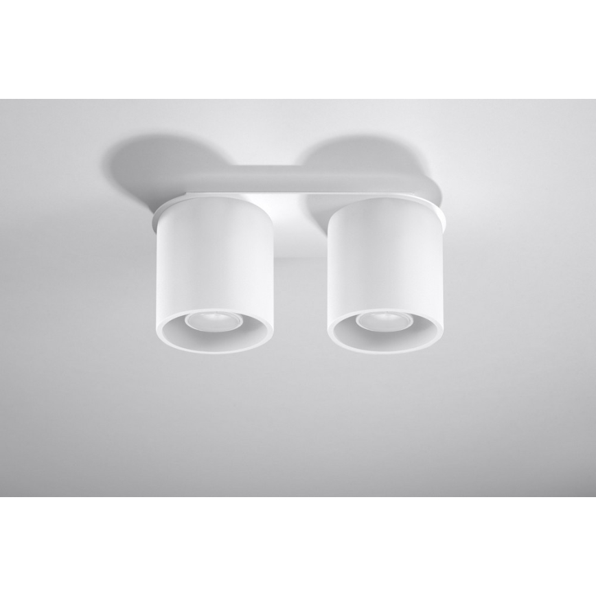 Reflektor ORBIS 2 2xGU10/40W/230V bela