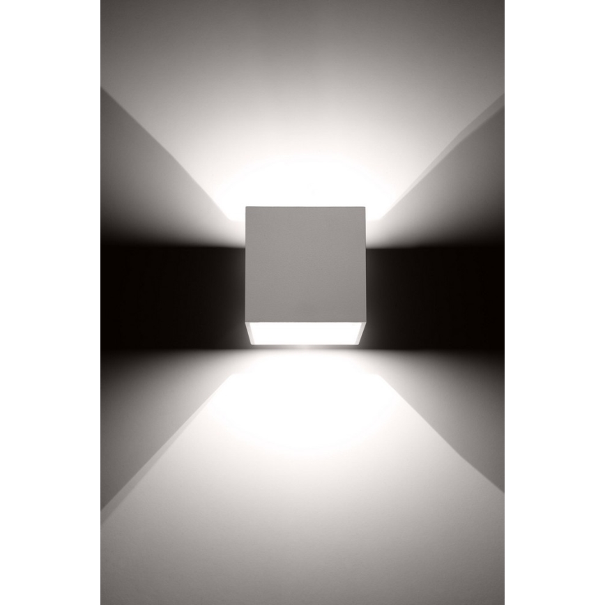 Stenski reflektor QUAD 1 1xG9/8W/230V bela