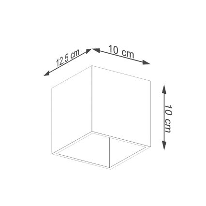 Stenski reflektor QUAD 1 1xG9/8W/230V bela