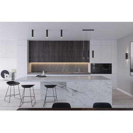 Lestenec na vrvici LAGOS 1 1xGU10/10W/230V črna