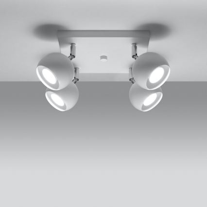 Stropni reflektor OCULARE 4xGU10/10W/230V
