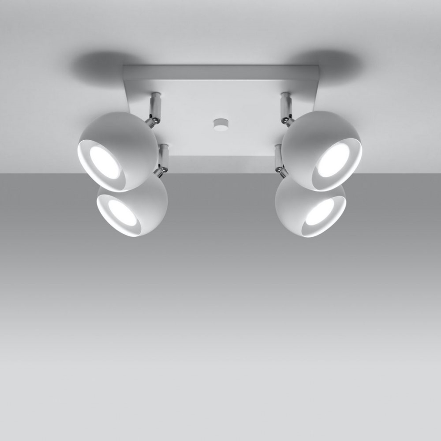 Stropni reflektor OCULARE 4xGU10/10W/230V