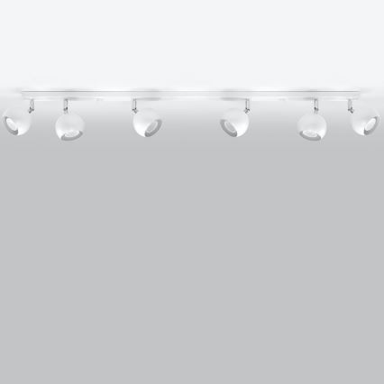 Stropni reflektor OCULARE 6xGU10/10W/230V