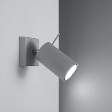 Stenski reflektor RING 1xGU10/10W/230V