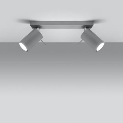 Stropni reflektor RING 2xGU10/10W/230V
