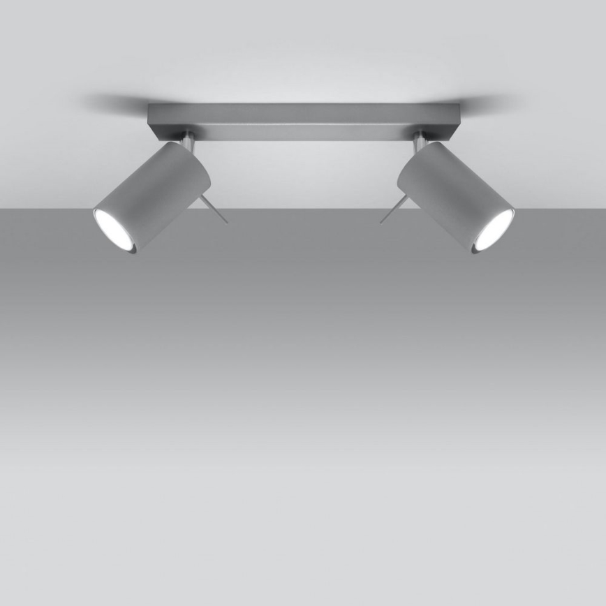 Stropni reflektor RING 2xGU10/10W/230V