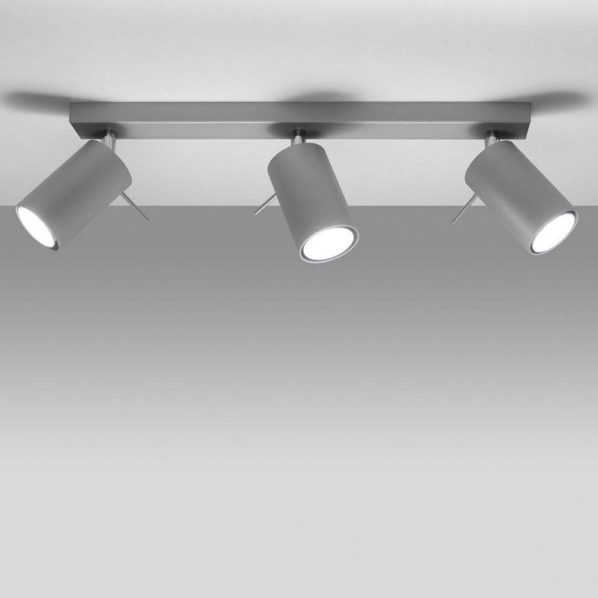 Stropni reflektor RING 3xGU10/10W/230V