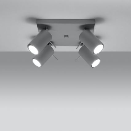 Stropni reflektor RING 4xGU10/10W/230V